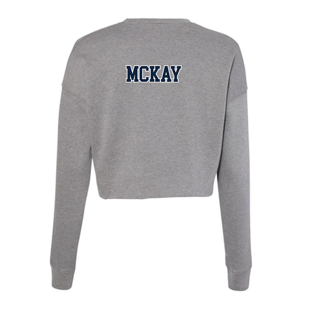 Xavier - NCAA Women's Cross Country : Grace McKay - Women's Cropped Crew Fleece-1
