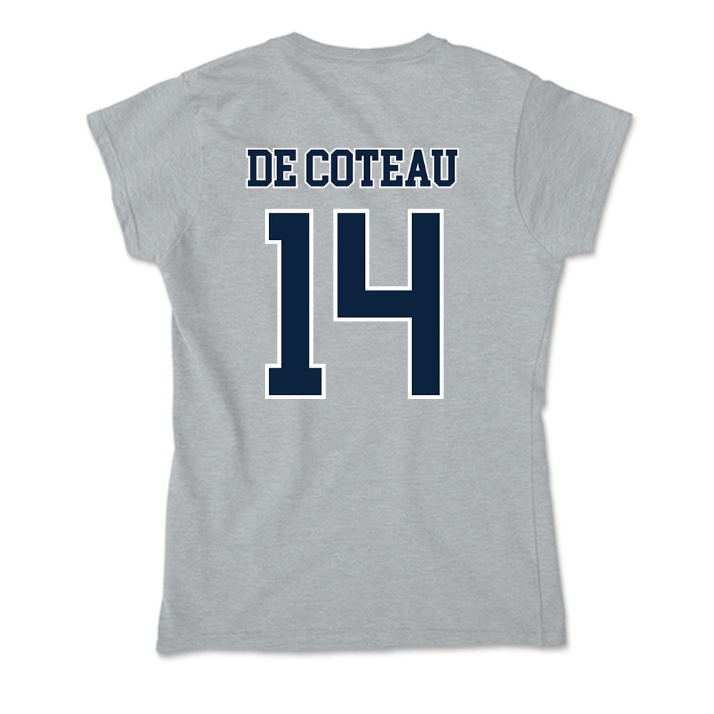 Xavier - NCAA Men's Soccer : Jabari De coteau - Soft Style Women’s T-Shirt-1
