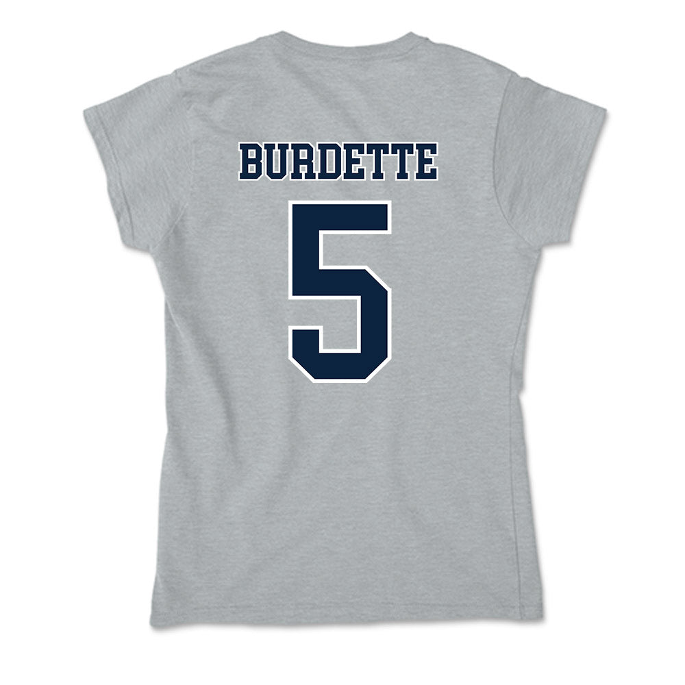 Xavier - NCAA Baseball : Clay Burdette - Soft Style Women’s T-Shirt-1