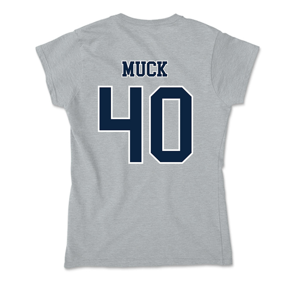 Xavier - NCAA Baseball : Karter Muck - Soft Style Women’s T-Shirt-1