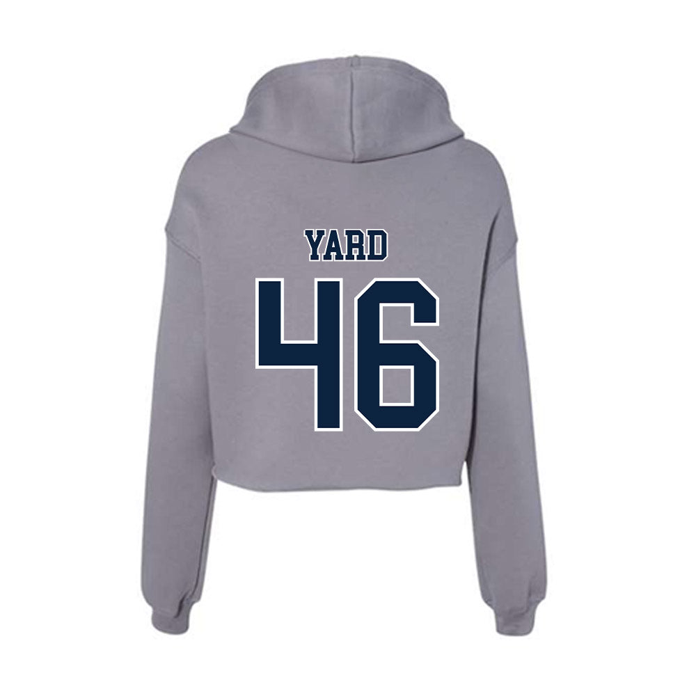 Xavier - NCAA Women's Lacrosse : Cameron Yard - Women's Crop Fleece Hoodie-1