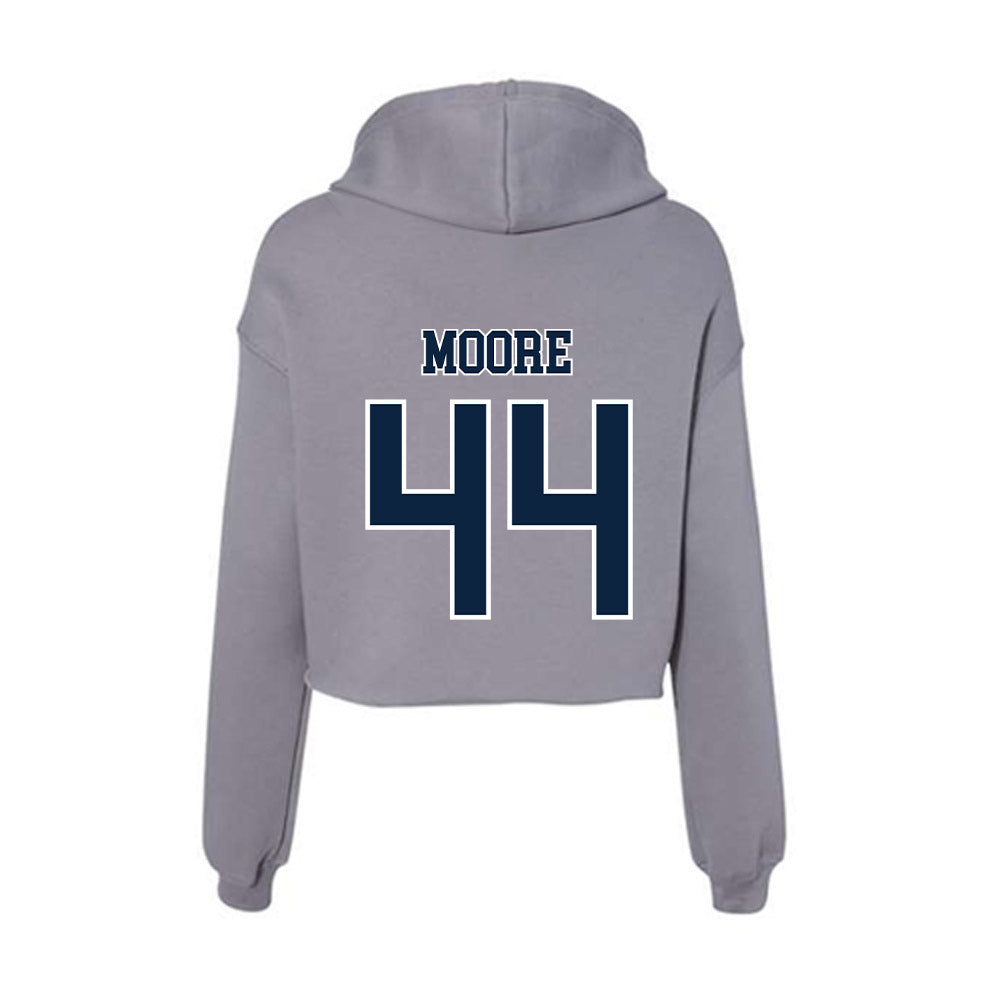 Xavier - NCAA Women's Basketball : Mya Moore - Women's Crop Fleece Hoodie-1