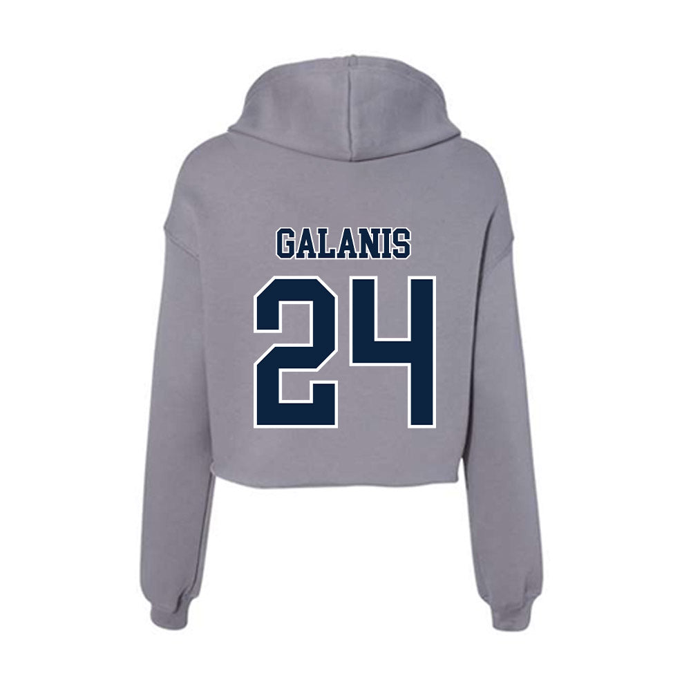 Xavier - NCAA Women's Lacrosse : Grace Galanis - Women's Crop Fleece Hoodie-1