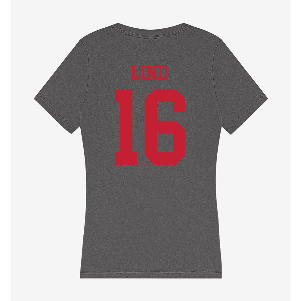 Seattle - NCAA Baseball : Jackson Lind - Women's V-Neck T-Shirt-1