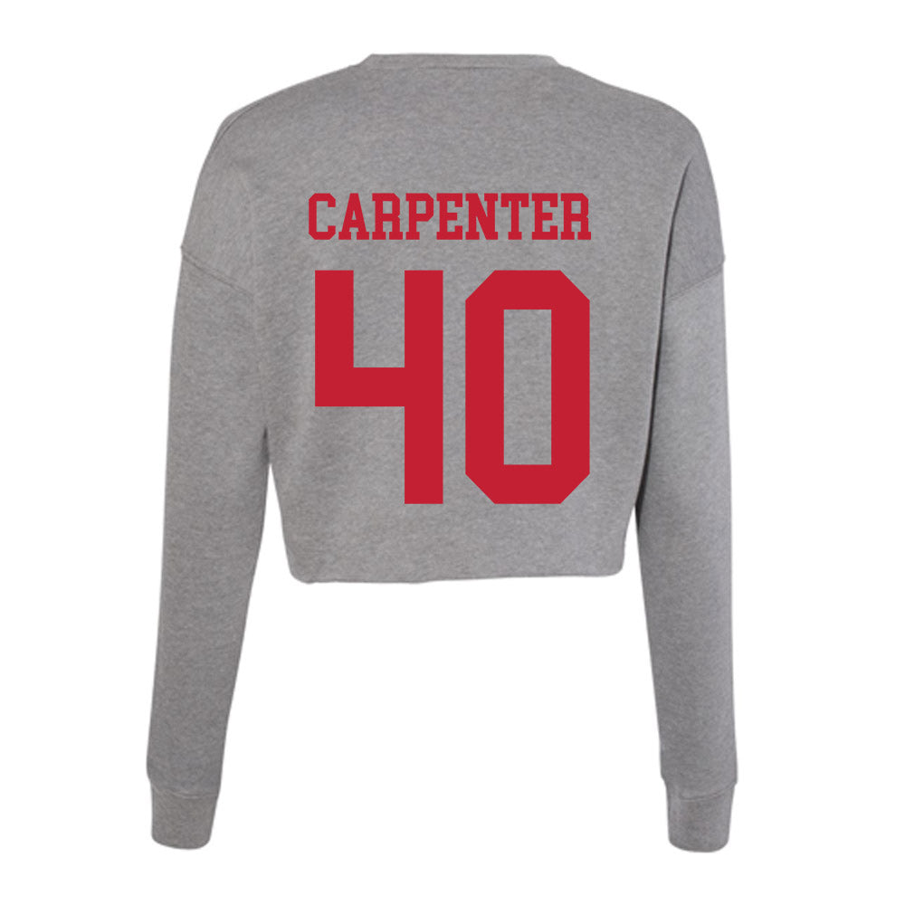 Seattle - NCAA Women's Soccer : Anica Carpenter - Women's Cropped Crew Fleece-1