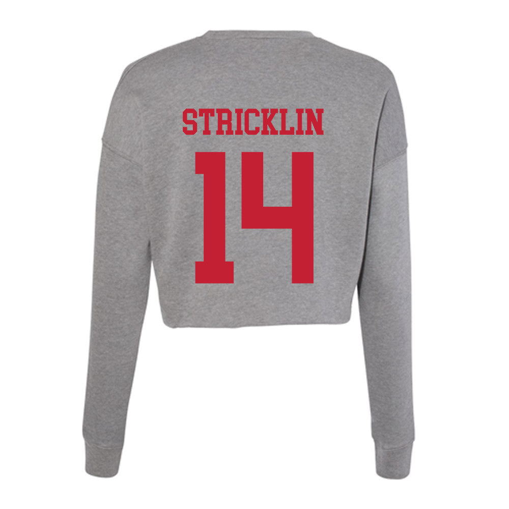Seattle - NCAA Women's Basketball : Tamia Stricklin - Women's Cropped Crew Fleece-1