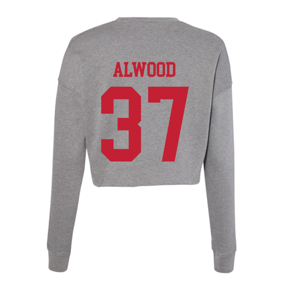 Seattle - NCAA Baseball : Luke Alwood - Women's Cropped Crew Fleece-1