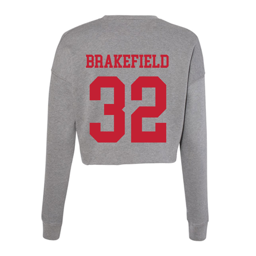 Seattle - NCAA Women's Soccer : Kyla Brakefield - Women's Cropped Crew Fleece-1