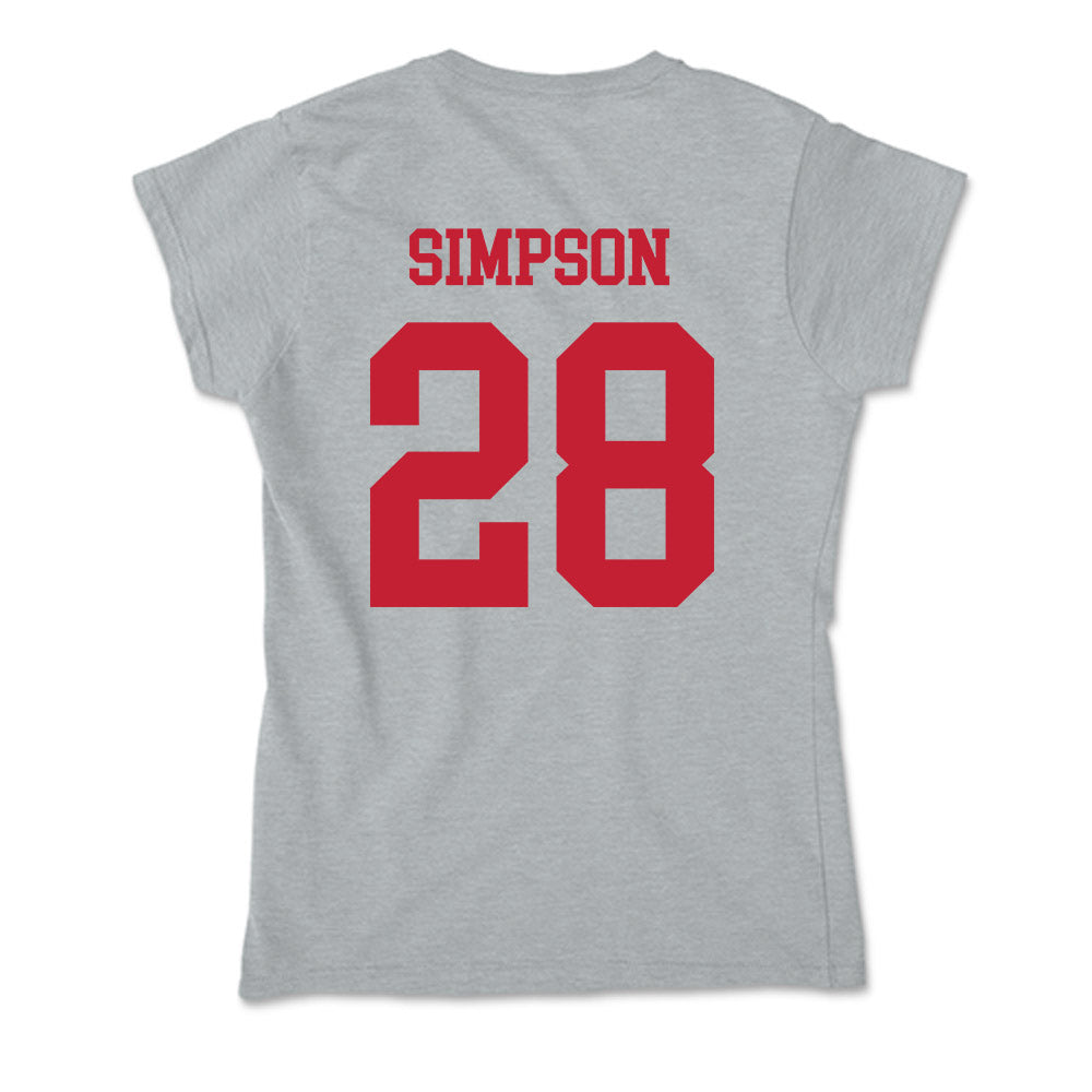 Seattle - NCAA Softball : Nicola Simpson - Soft Style Women’s T-Shirt-1