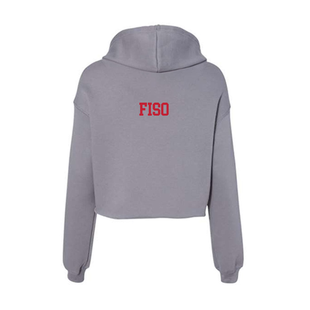 Seattle - NCAA Men's Track & Field : Matthew Fiso - Women's Crop Fleece Hoodie-1