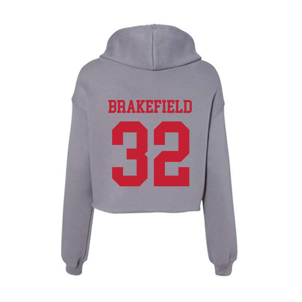 Seattle - NCAA Women's Soccer : Kyla Brakefield - Women's Crop Fleece Hoodie-1
