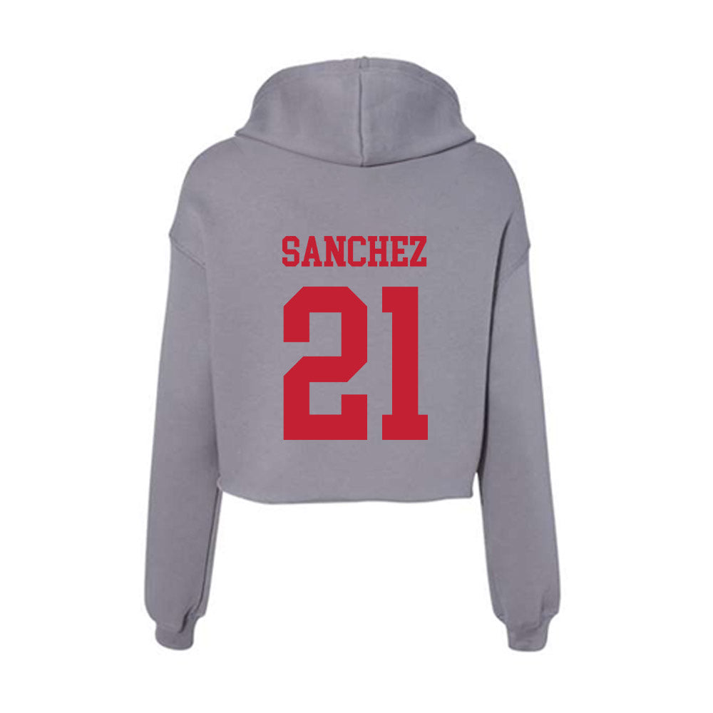 Seattle - NCAA Women's Soccer : Emma Sanchez - Women's Crop Fleece Hoodie-1