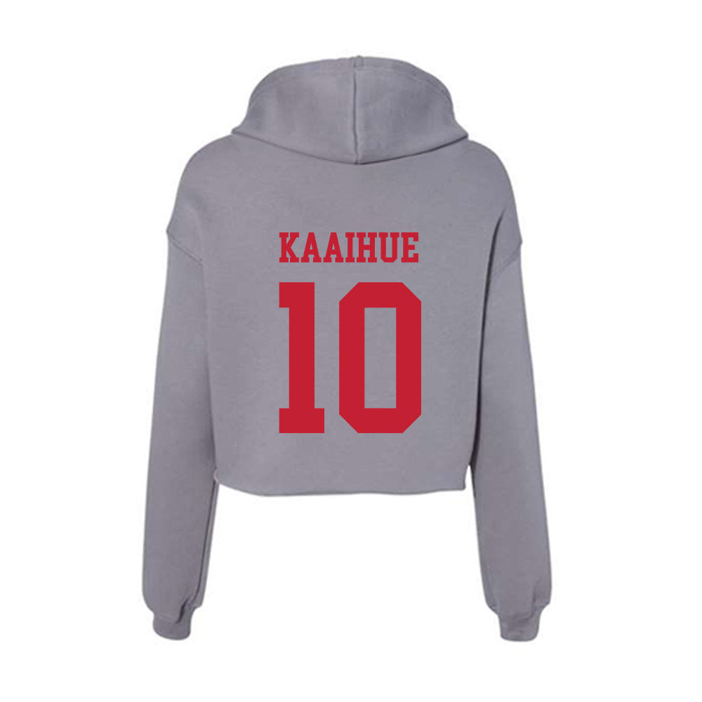 Seattle - NCAA Women's Soccer : Kaehukai Kaaihue - Women's Crop Fleece Hoodie-1