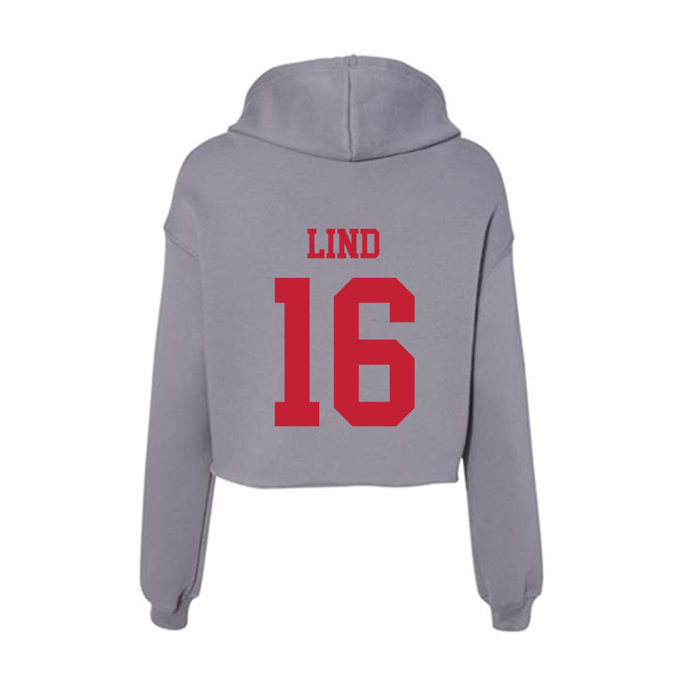 Seattle - NCAA Baseball : Jackson Lind - Women's Crop Fleece Hoodie-1