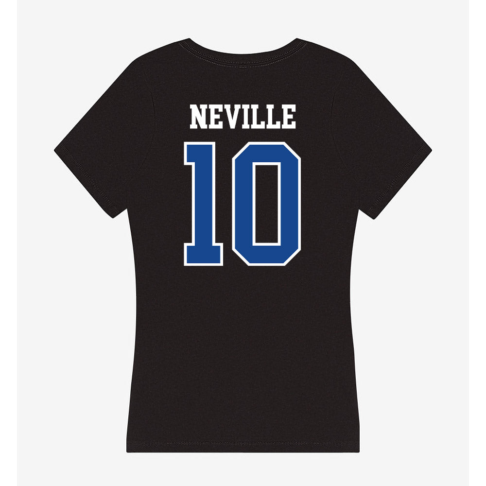 Georgia State - NCAA Beach Volleyball : Ellie Neville - Women's V-Neck T-Shirt-1