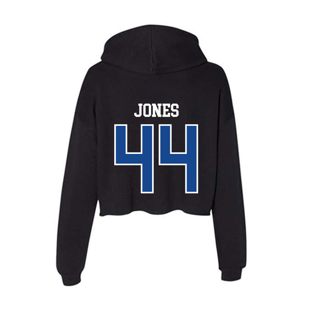 Georgia State - NCAA Football : Jacobi Jones - Women's Crop Fleece Hoodie-1