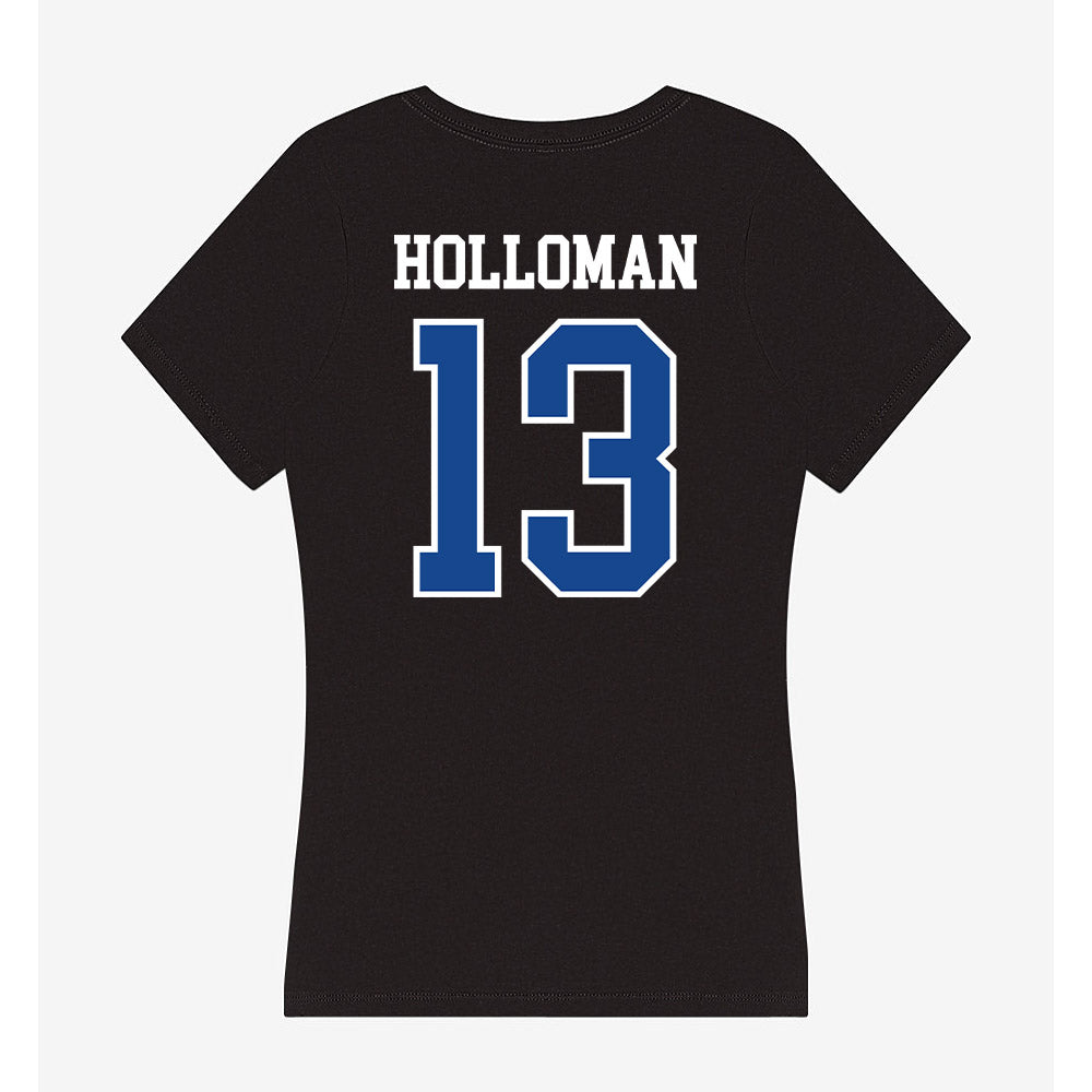 Georgia State - NCAA Women's Basketball : Cheyenne Holloman - Women's V-Neck T-Shirt-1