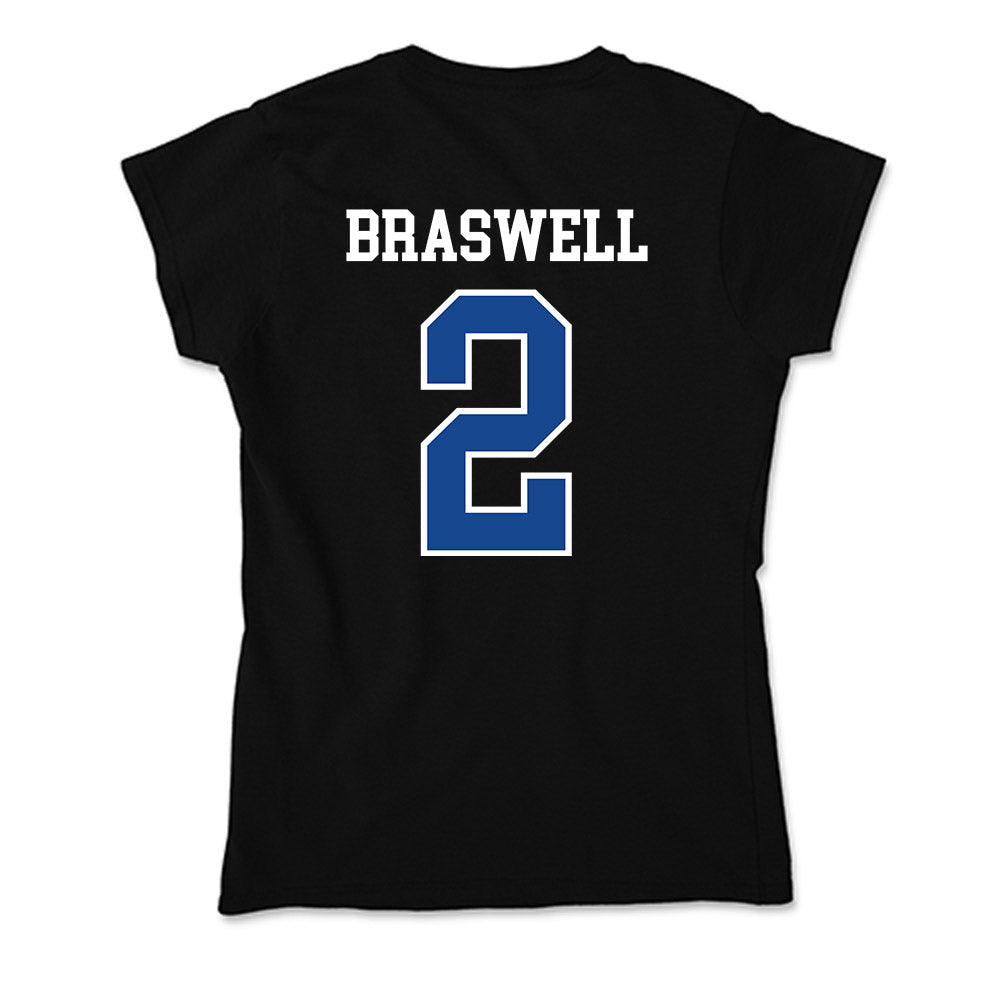 Georgia State - NCAA Football : Djay Braswell - Soft Style Women’s T-Shirt-1