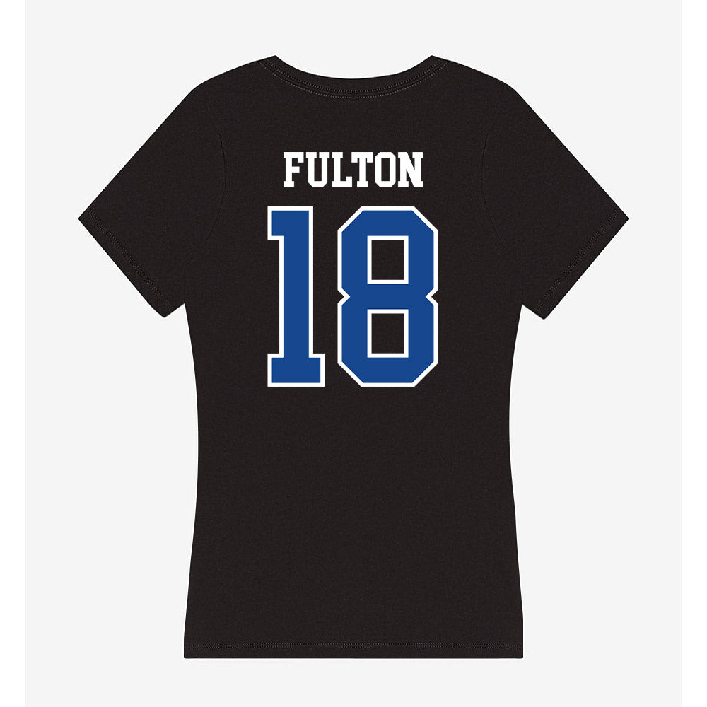 Georgia State - NCAA Football : Dontae Fulton - Classic Shersey Women's V-Neck T-Shirt-1