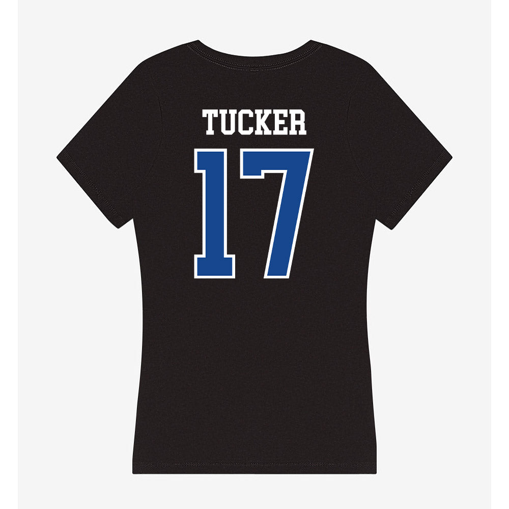 Georgia State - NCAA Football : Petey Tucker - Women's V-Neck T-Shirt-1