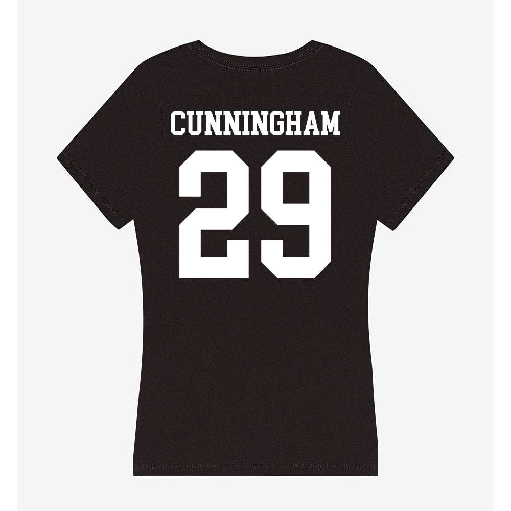 UTPB - NCAA Football : Euvoski Cunningham - Women's V-Neck T-Shirt-1