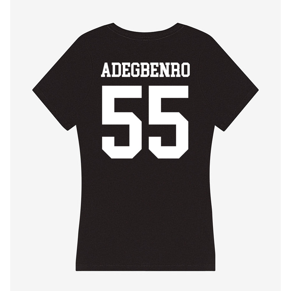 UTPB - NCAA Football : David Adegbenro - Women's V-Neck T-Shirt-1