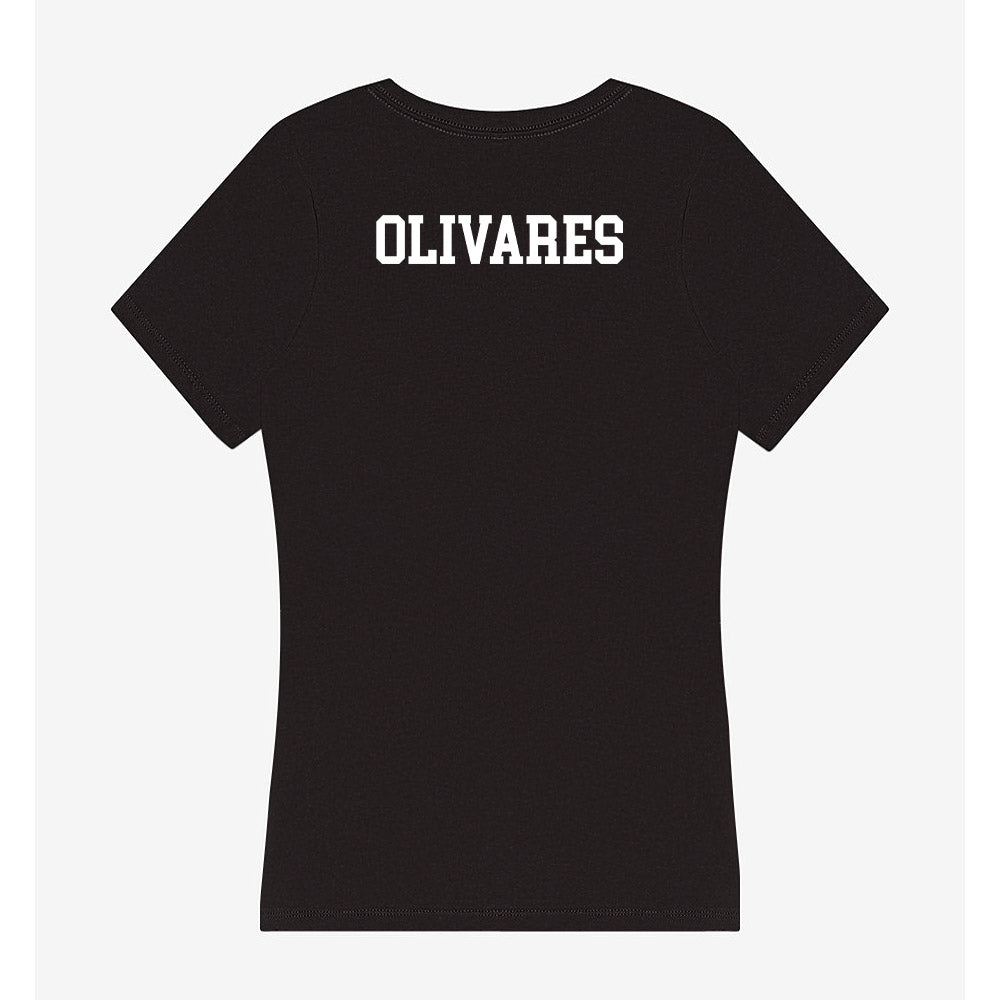 UTPB - NCAA Football : Jacob Olivares - Women's V-Neck T-Shirt-1
