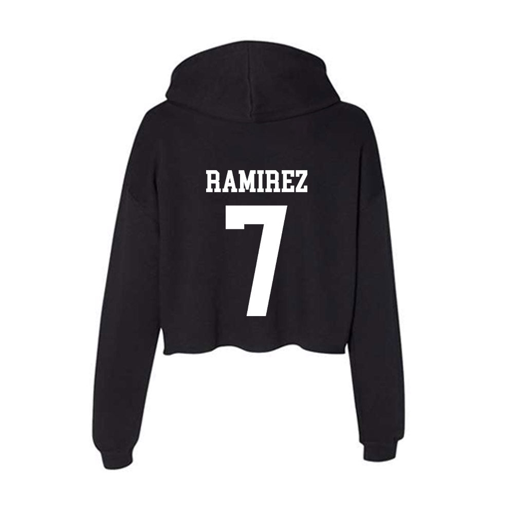 UTPB - NCAA Women's Soccer : Cassie Ramirez - Women's Crop Fleece Hoodie-1