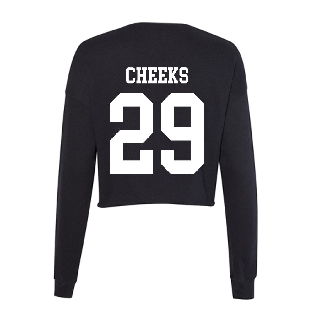 UTPB - NCAA Football : Fahreed Cheeks - Women's Cropped Crew Fleece-1