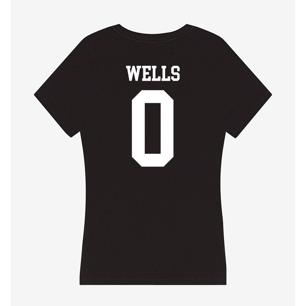 UTPB - NCAA Football : LaQuan Wells - Women's V-Neck T-Shirt-1