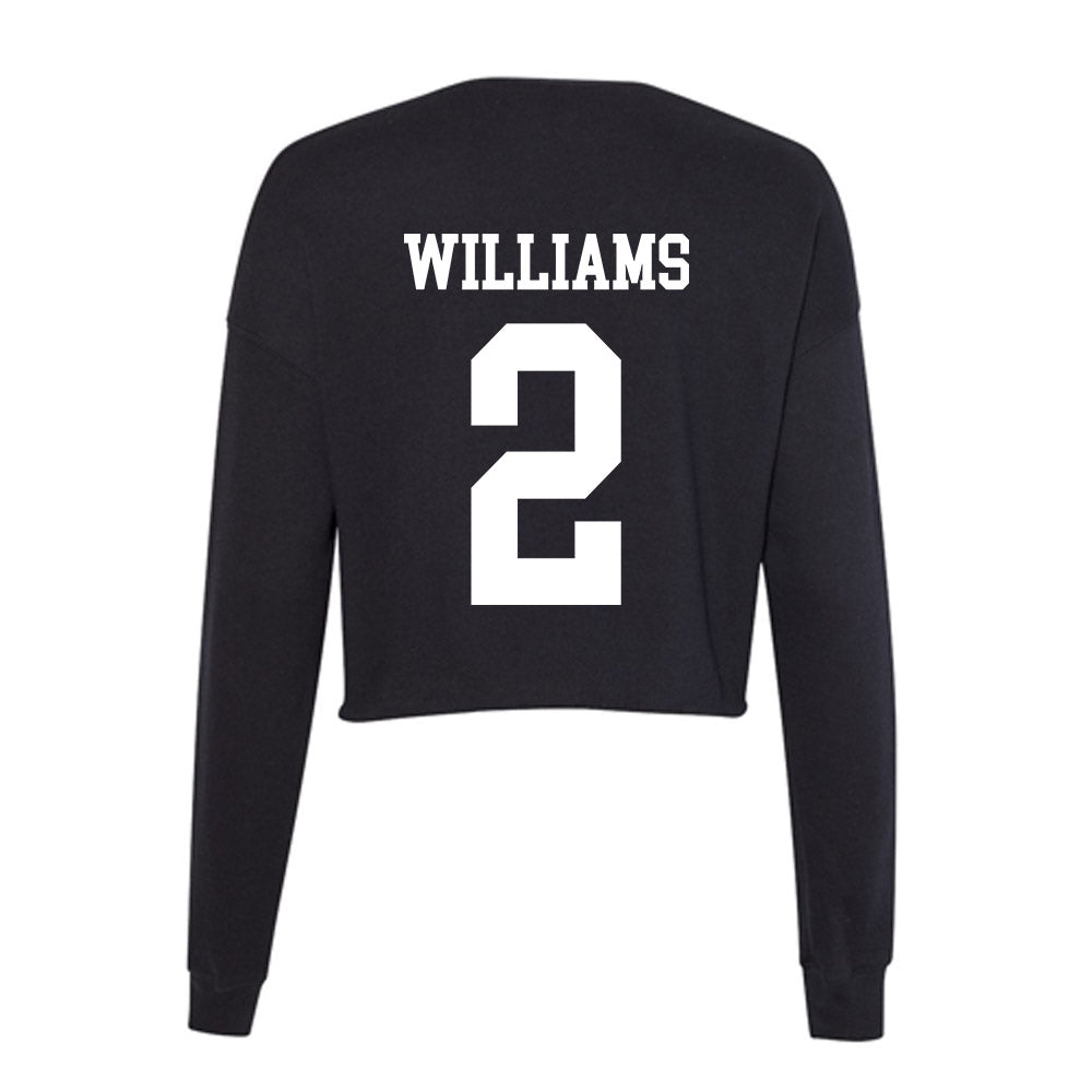 UTPB - NCAA Football : Jalen Williams - Women's Cropped Crew Fleece-1