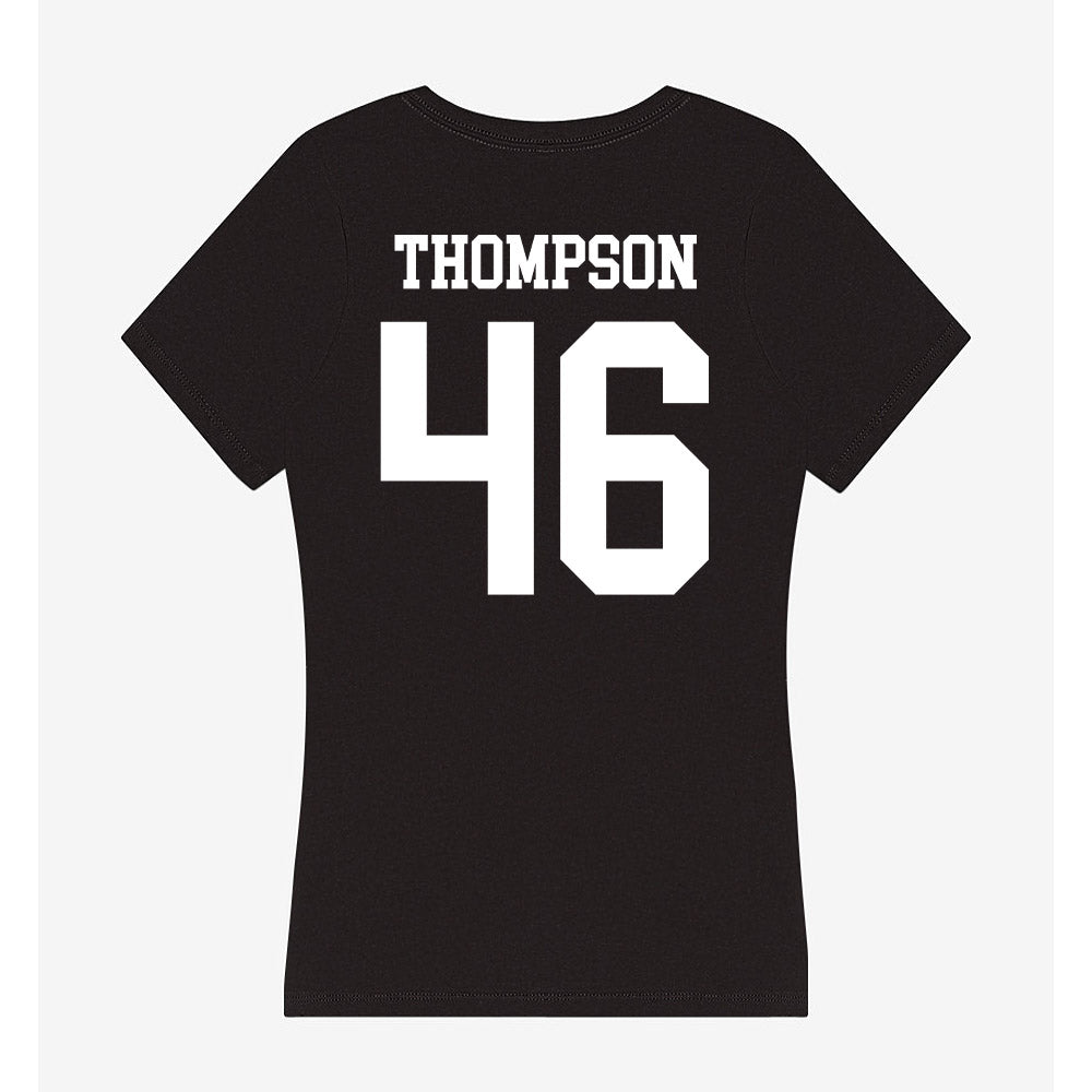 UTPB - NCAA Football : Jalen Thompson - Women's V-Neck T-Shirt-1