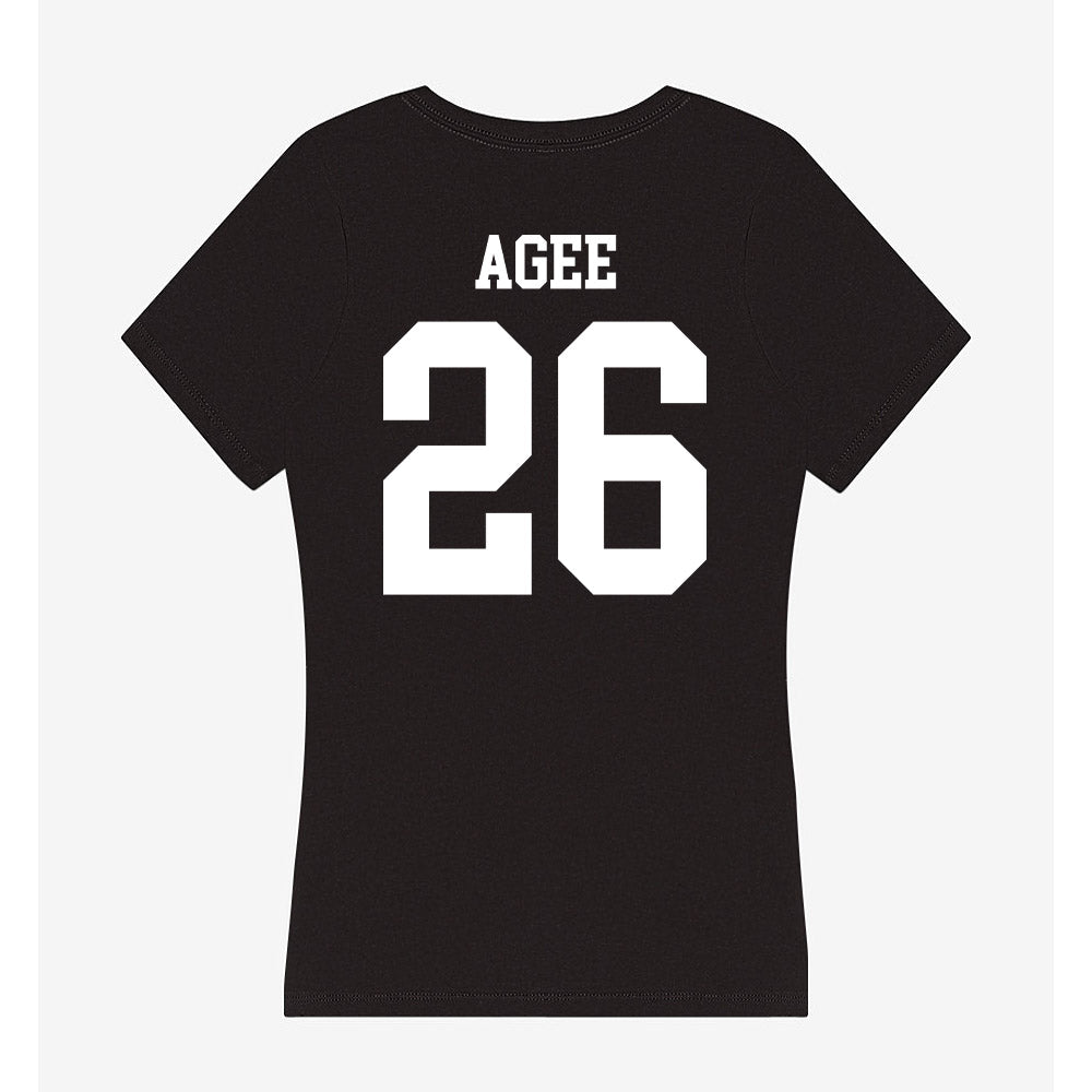 UTPB - NCAA Football : Kristopher Agee - Women's V-Neck T-Shirt-1