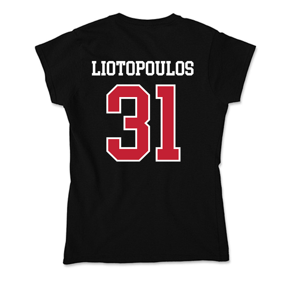 St. Johns - NCAA Men's Basketball : Lefteris Liotopoulos - Classic Shersey Soft Style Women’s T-Shirt-1