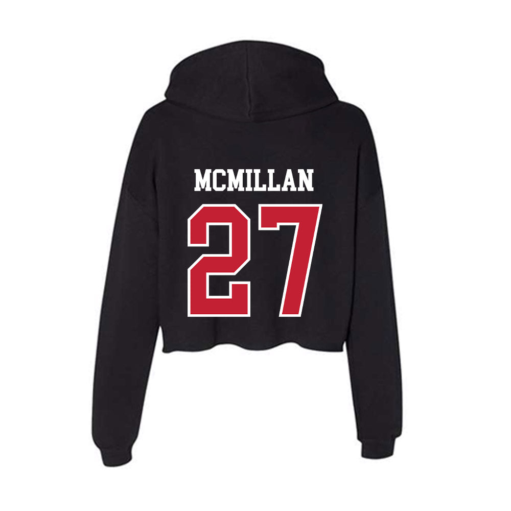 St. Johns - NCAA Baseball : Shaun McMillan - Classic Shersey Women's Crop Fleece Hoodie-1