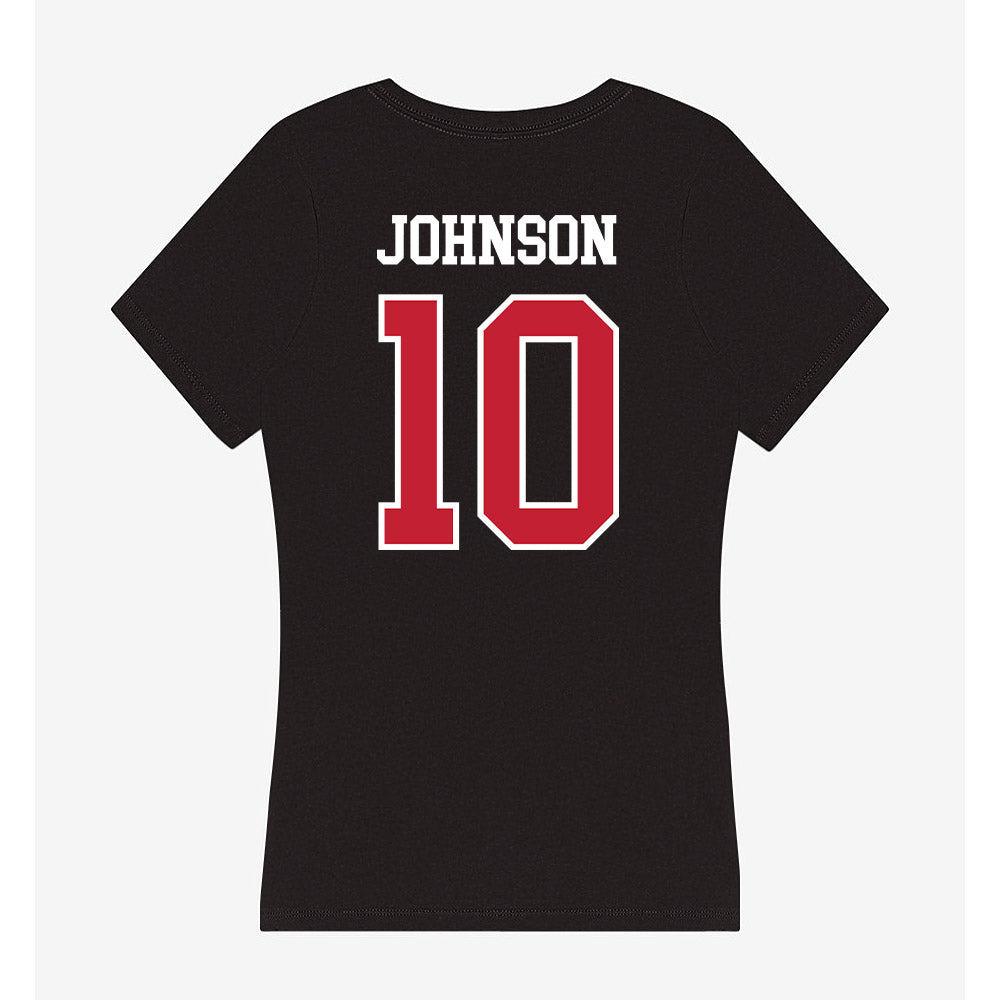 St. Johns - NCAA Baseball : Dylan Johnson - Classic Shersey Women's V-Neck T-Shirt-1