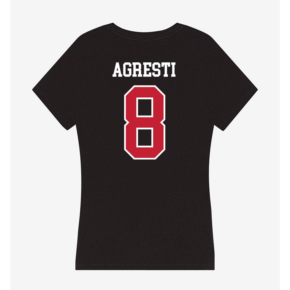 St. Johns - NCAA Baseball : Adam Agresti - Classic Shersey Women's V-Neck T-Shirt-1