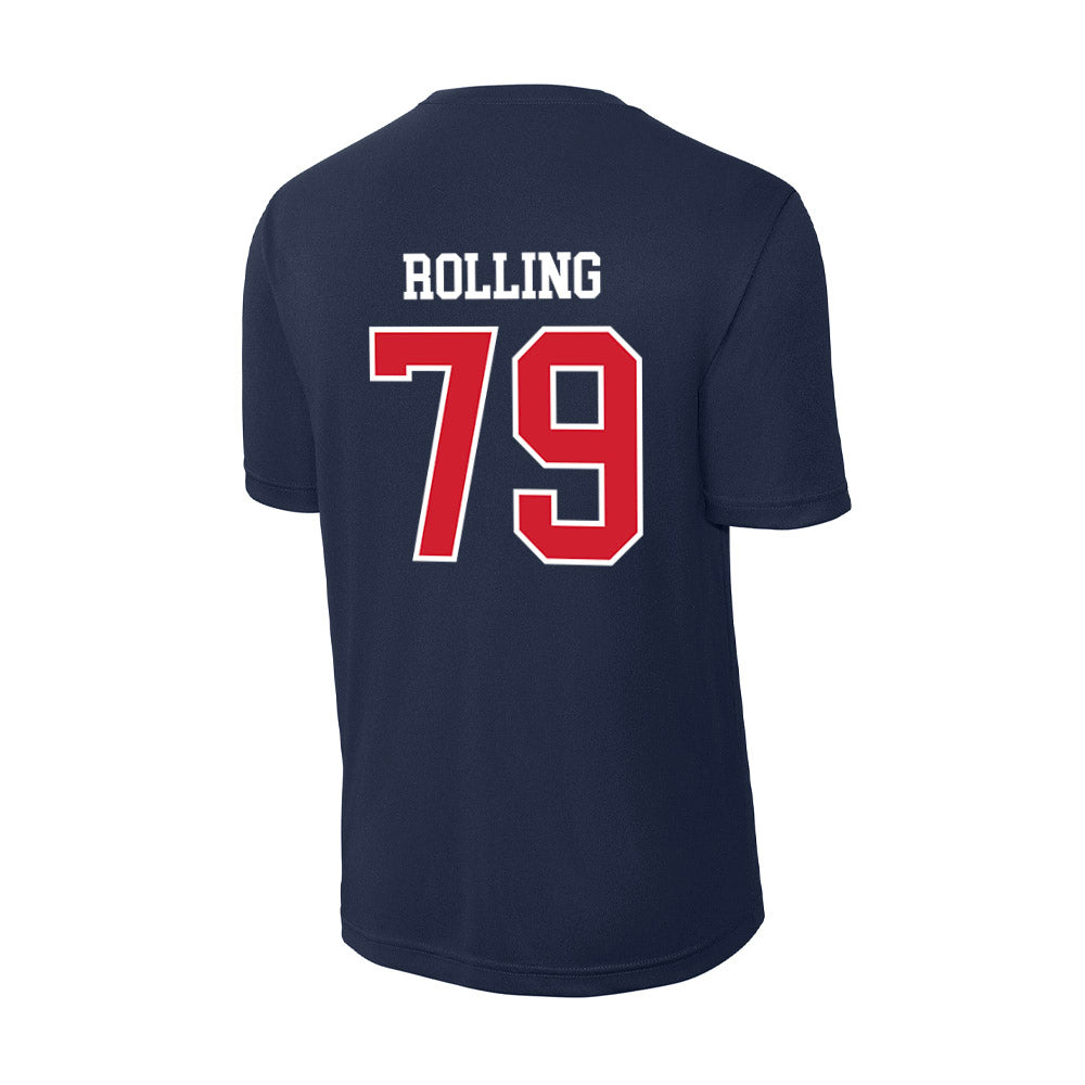 Robert Morris - NCAA Football : Jaden Rolling - Activewear T-Shirt-1