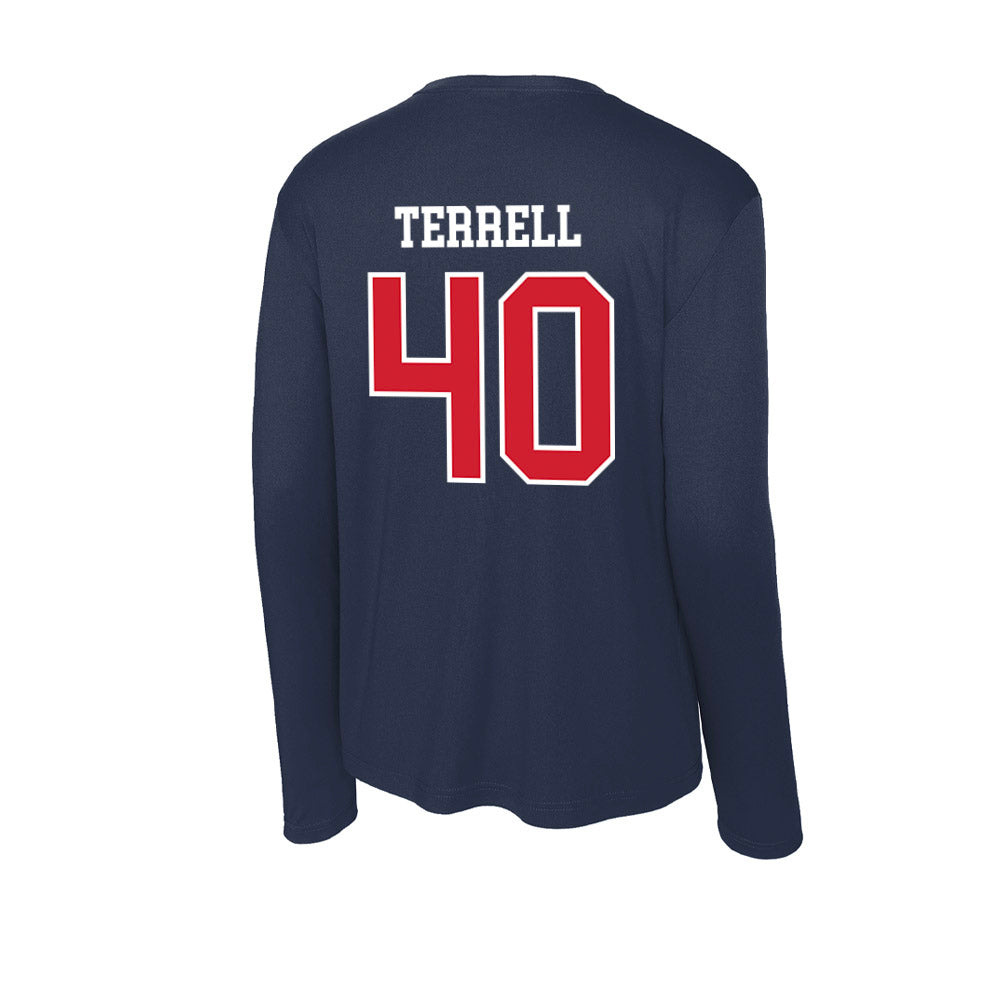 Robert Morris - NCAA Football : Malachi Terrell - Activewear Long Sleeve T-Shirt-1