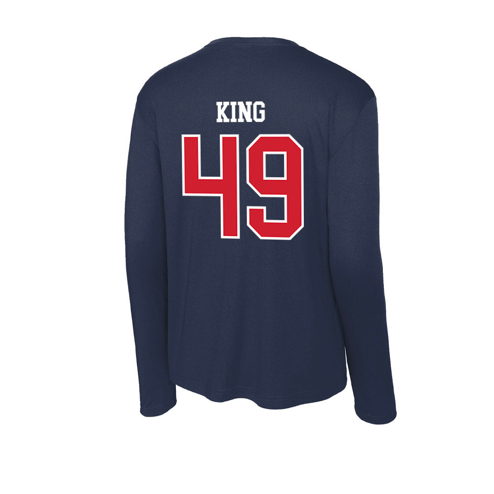Robert Morris - NCAA Football : Logan King - Activewear Long Sleeve T-Shirt-1