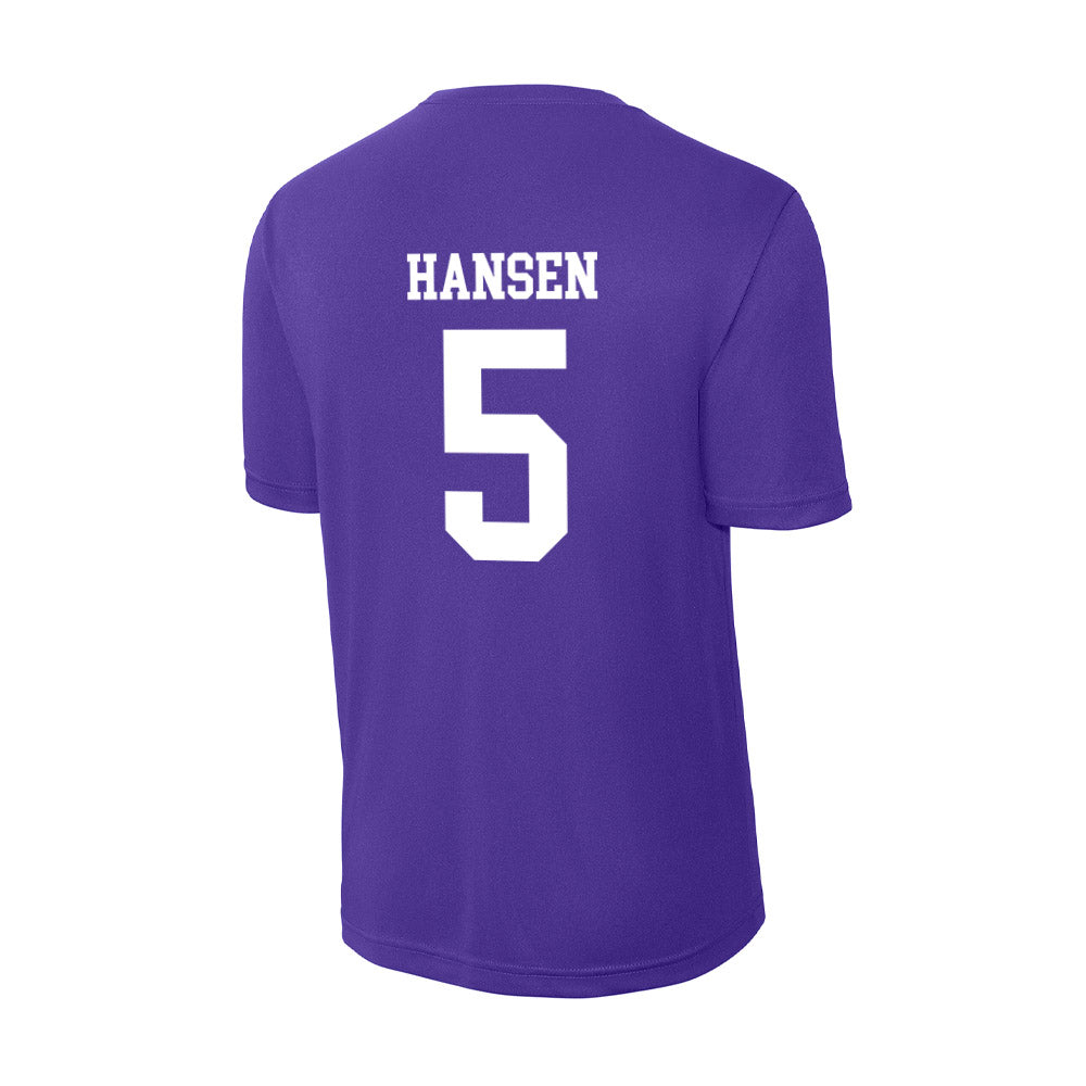 SFA - NCAA Beach Volleyball : Katie Hansen - Activewear T-Shirt-1