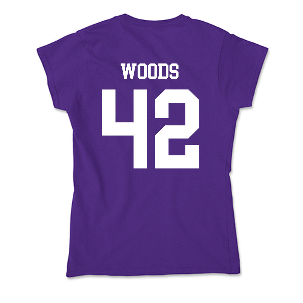 SFA - NCAA Football : Michael Woods - Soft Style Women’s T-Shirt-1