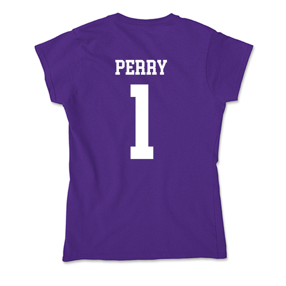 SFA - NCAA Women's Basketball : Myka Perry - Soft Style Women’s T-Shirt-1