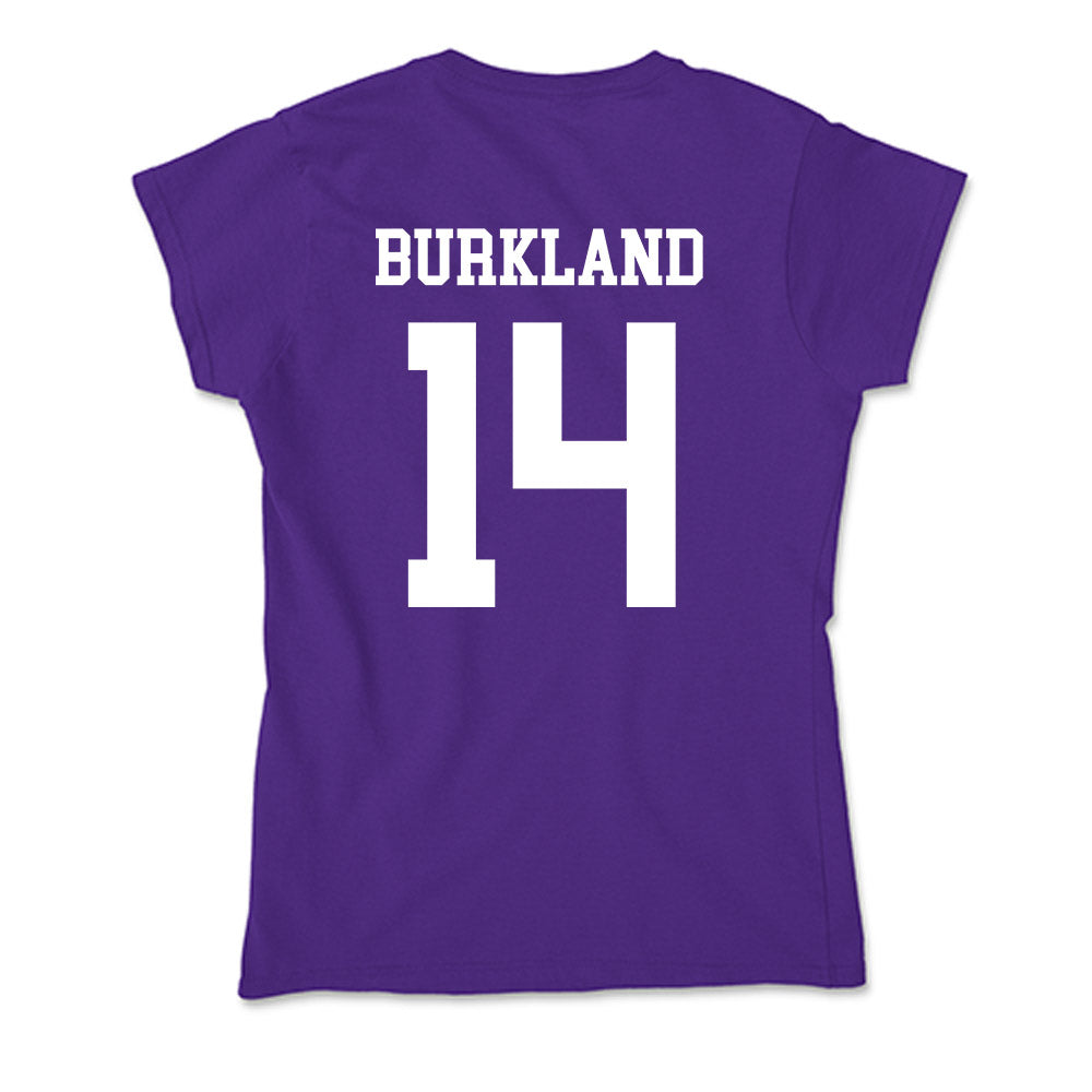 SFA - NCAA Softball : mikaelah burkland - Soft Style Women’s T-Shirt-1