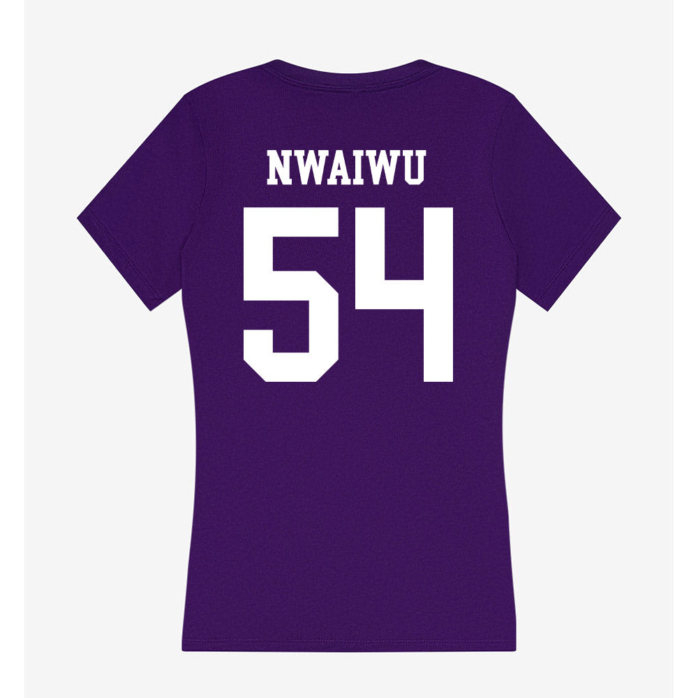 SFA - NCAA Football : Chimdia Nwaiwu - Women's V-Neck T-Shirt-1