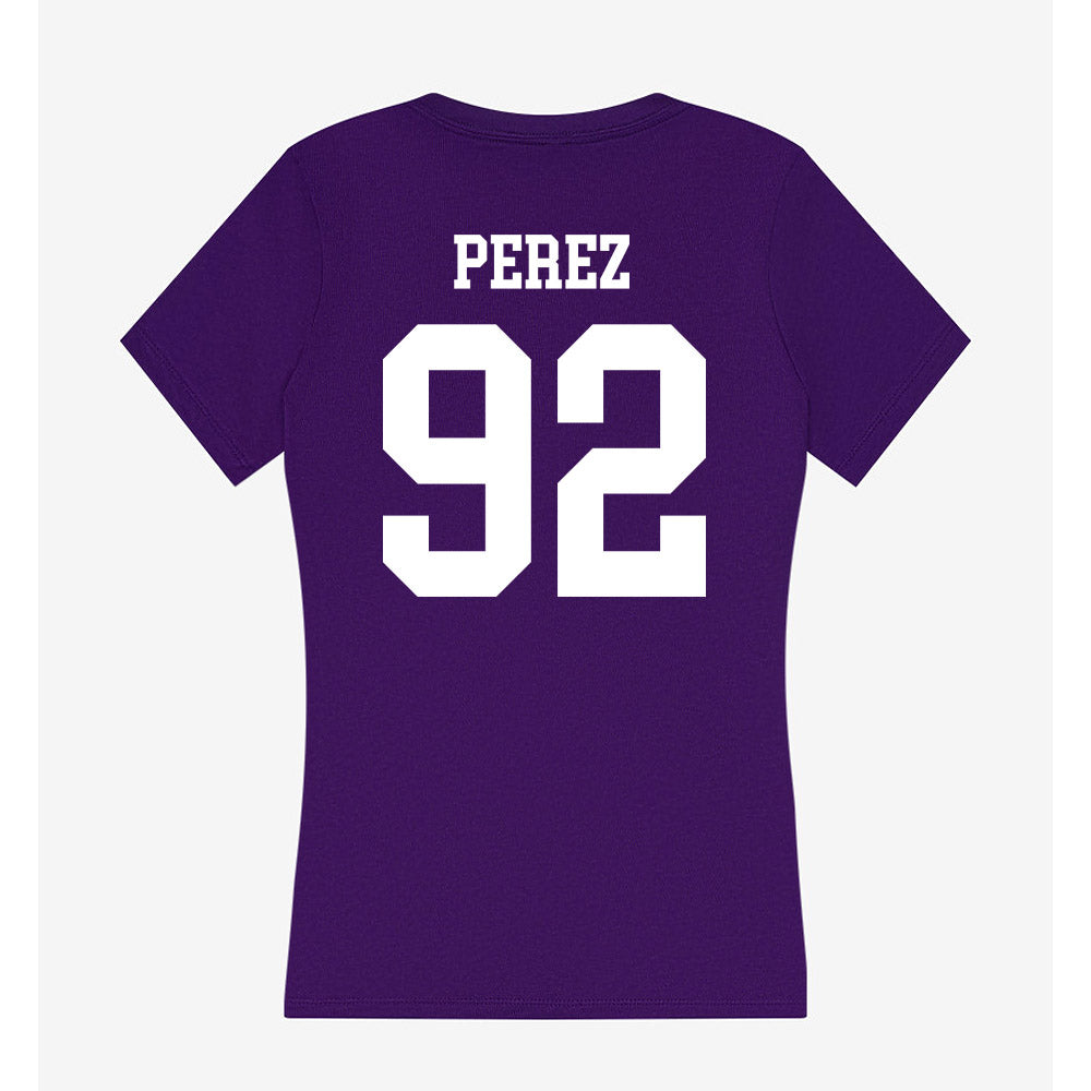 SFA - NCAA Football : Nicholas Perez - Women's V-Neck T-Shirt-1