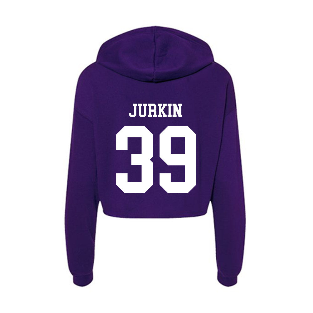 SFA - NCAA Football : Lowote Jurkin - Women's Crop Fleece Hoodie-1