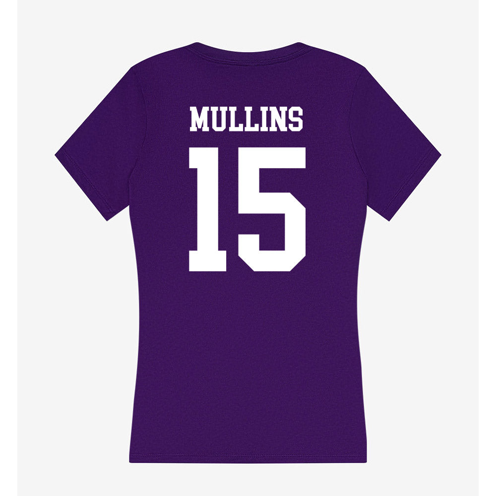 SFA - NCAA Baseball : Dalton Mullins - Women's V-Neck T-Shirt-1