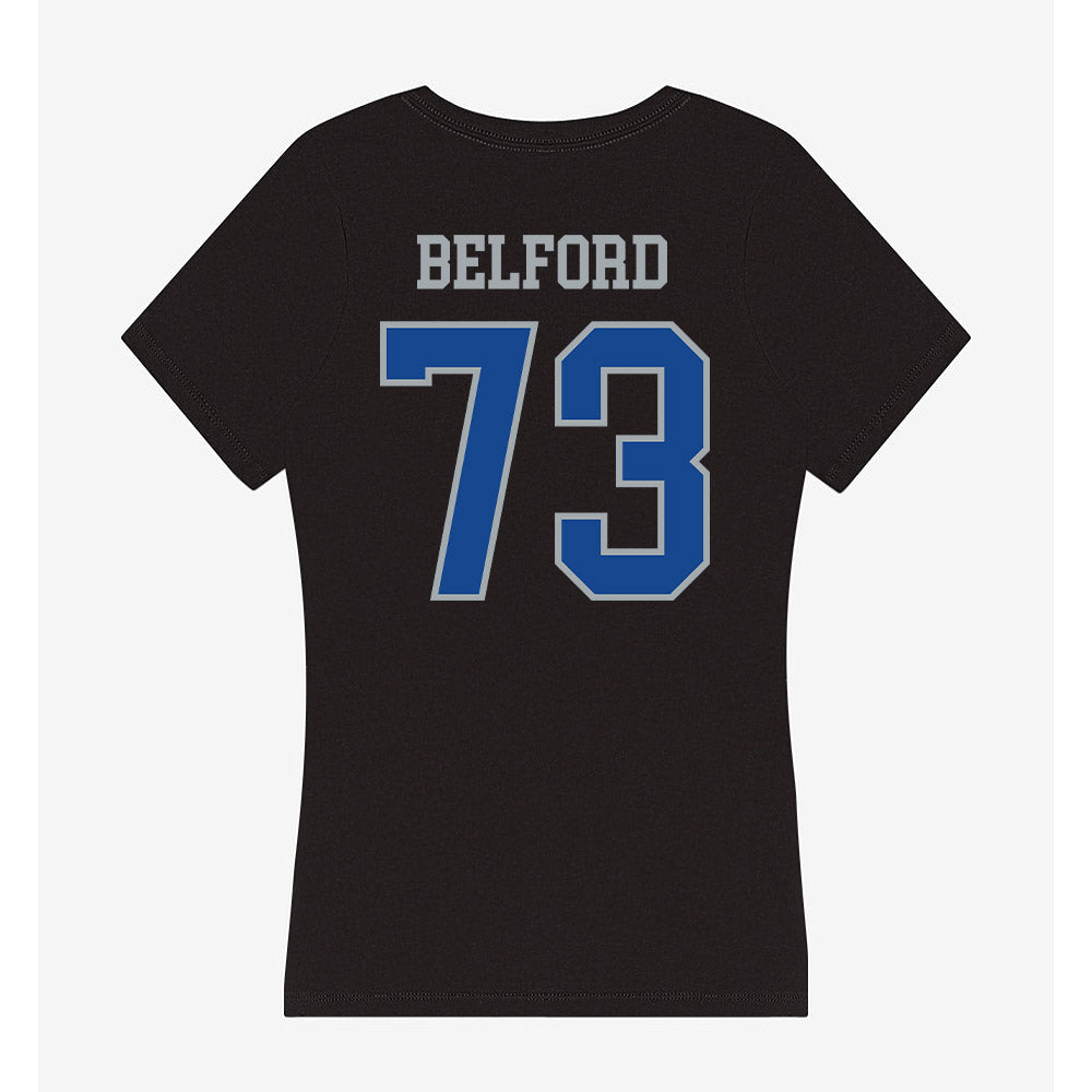 CNU - NCAA Football : Andrew Belford - Women's V-Neck T-Shirt-1