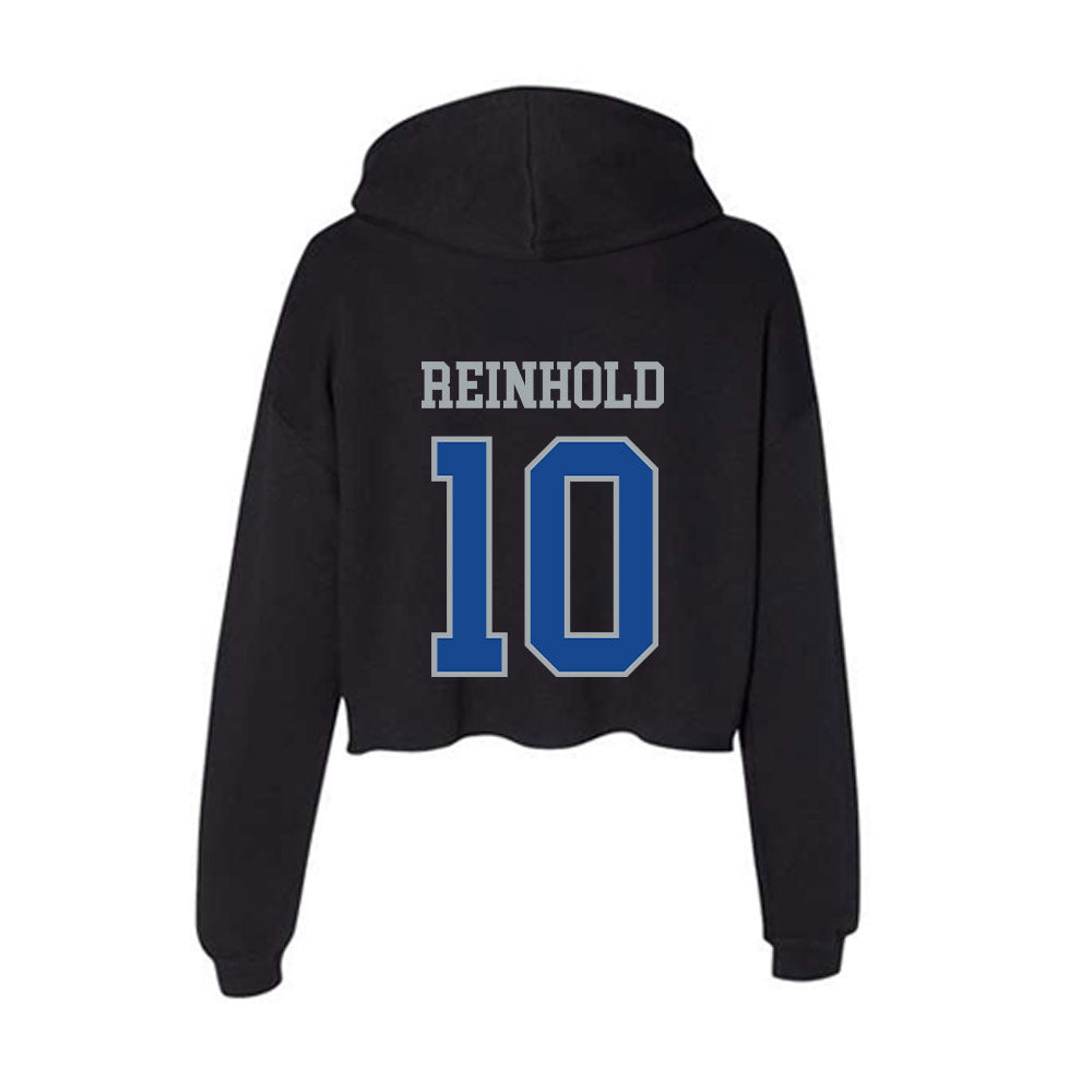 CNU - NCAA Baseball : Josh Reinhold - Women's Crop Fleece Hoodie-1